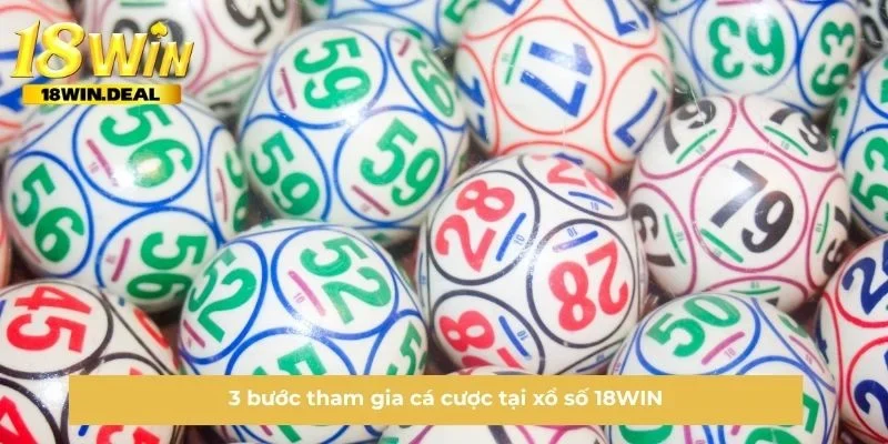 3 bước tham gia cá cược tại xổ số 18WIN